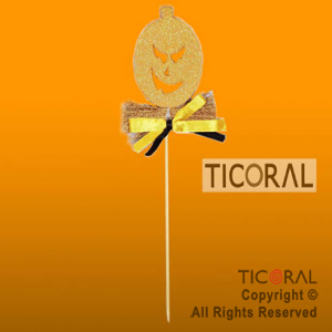 TOPPER PICK CALABAZA GIBRE 11X10CM (27CM HS3841 x 2